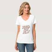 LUIDE NIET SNEL T-SHIRT (Voorkant volledig)