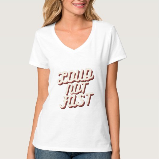 LUIDE NIET SNEL T-SHIRT (Voorkant)