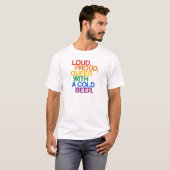 LUIDE TROTS QUEER MET EEN BIJ T-SHIRT (Voorkant volledig)