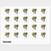 luider ronde sticker (Vel)