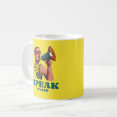 Luider spreken koffiemok (Voorkant links)