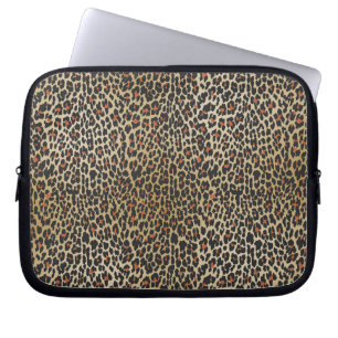 Luiderbeschermhoes voor laptop met luipaard laptop sleeve
