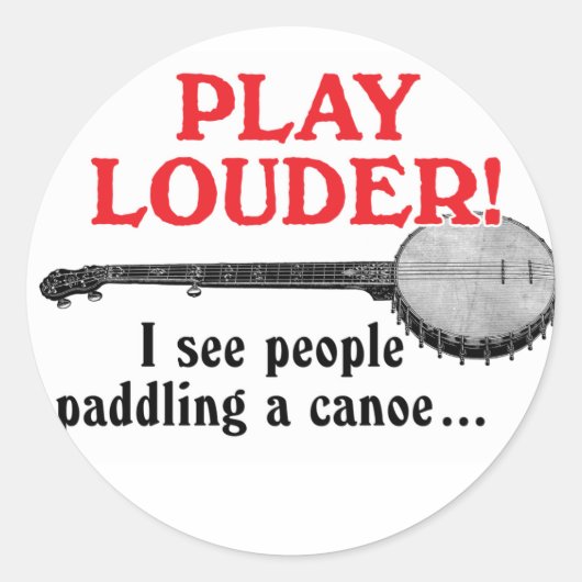 Luidere Sticker spelen (Voorkant)