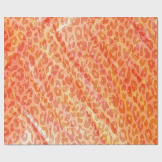 Luiderhuid voor luipaard cadeaupapier (Vlak)