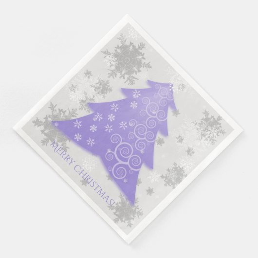 Luiderlijk kerstboompapier servet (Hoek)