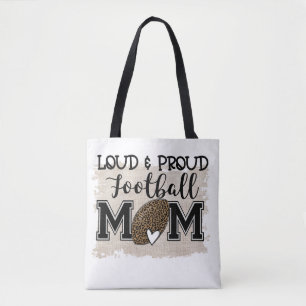 Luidkeelse en Trots Voetbalmoeder Tote Bag