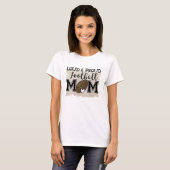 Luidkeelse voetbalmoeder t-shirt (Voorkant volledig)