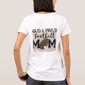 Luidkeelse voetbalmoeder t-shirt (Achterkant)