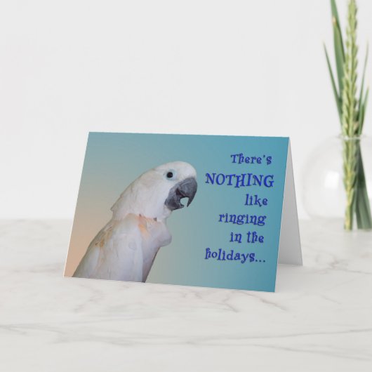 Luidruchtig Nieuwjaar Feestdagen Kaart (Voorkant)