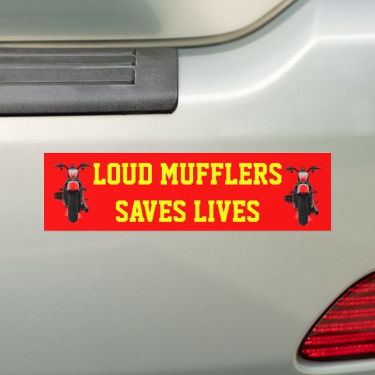 LUIDRUCHTIGE DEMPERS REDDEN LEVENS BUMPERSTICKER (Op auto)