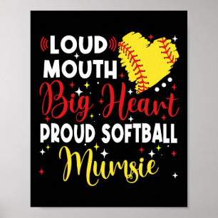 Luidruchtige grote hart trotse Softll mammie Moede Poster