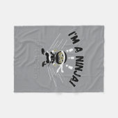 Luidruchtige Ninja Kinderen Fleece Deken (Voorkant (Horizontaal))