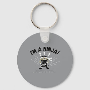 Luidruchtige Ninja Kinderen Sleutelhanger