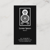 Luidspreker - Alternatieve zijkanten Visitekaartje (Achterkant)