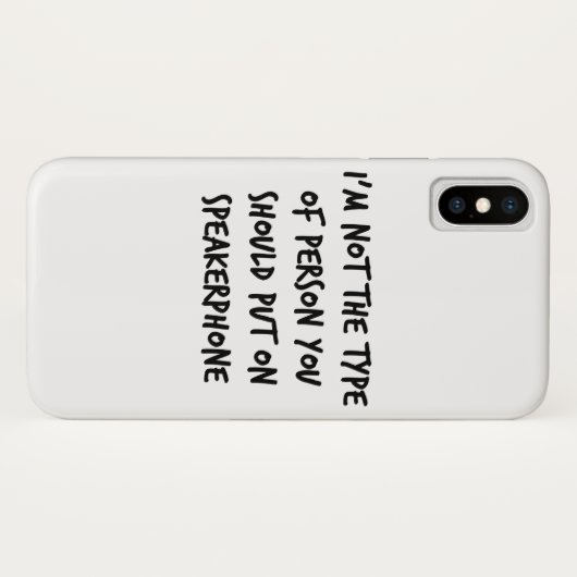 Luidspreker Case-Mate iPhone Case (Achterkant (horizontaal))