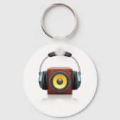 Luidspreker en hoofdtelefoon sleutelhanger (Voorkant)