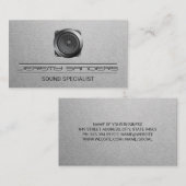 Luidspreker Logo Visitekaartje (Voorkant / Achterkant)