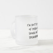 Luidspreker Matglas Koffiemok (Voorkant links)