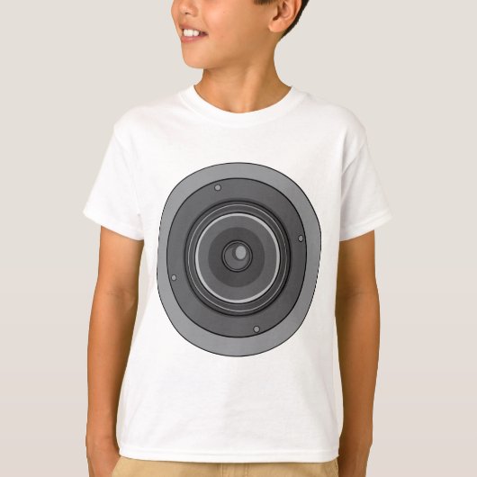 Luidspreker ~ Muziek subwoofer T-shirt (Voorkant)