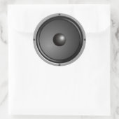 Luidspreker Ronde Sticker (Tas)