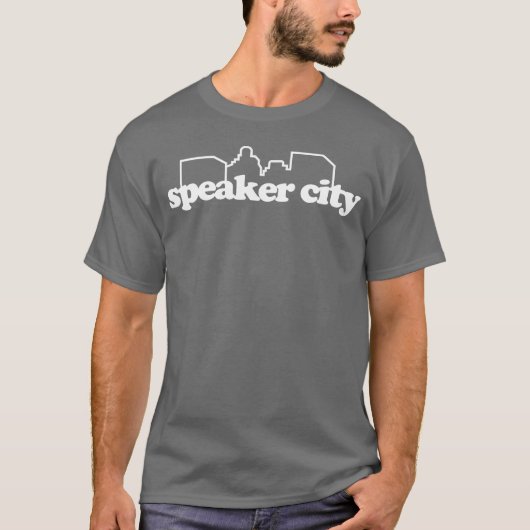 Luidspreker Stad Old School meisje T-shirt (Voorkant)
