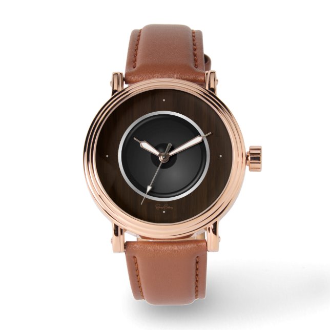 luidspreker voor houtmuziek horloge (Voorkant)