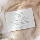 Luidsprekerkaartje voor autisch Baby shower Informatiekaartje