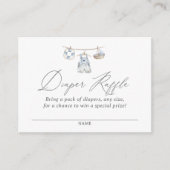 Luidsprekerkaartje voor autisch Baby shower Informatiekaartje (Voorkant)