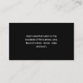 LuidsprekerMuzieknoten (Muziek of DJ) Visitekaartj Visitekaartje (Achterkant)