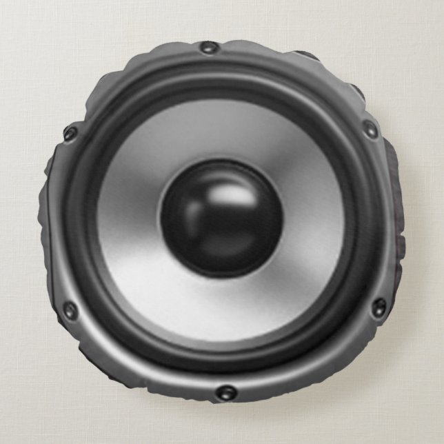 Luidsprekerpiloot Rond Kussen (Voorkant)