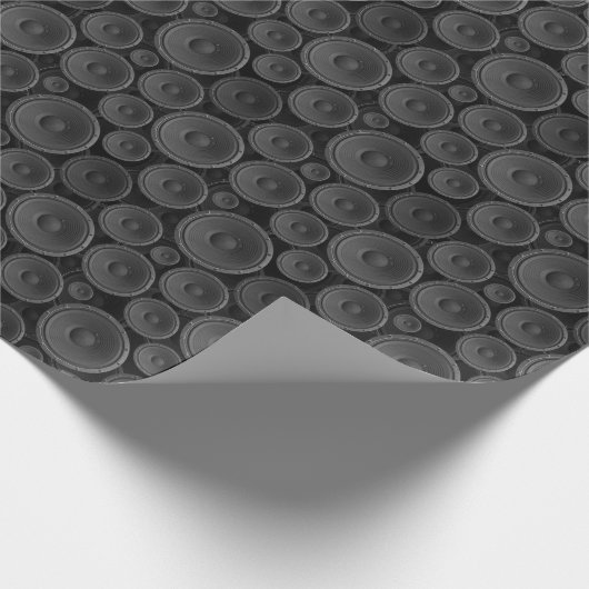 Luidsprekers: continu naadloos patroon met textuur cadeaupapier (Hoek)