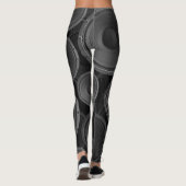 Luidsprekers: continu naadloos patroon met textuur leggings (Achterkant)