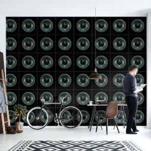 Luidsprekers Custom Color Black Behang