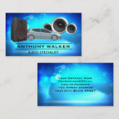 Luidsprekers | surround sound-subwoofers visitekaartje (Voorkant / Achterkant)