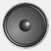 LuidsprekerStickers Ronde Sticker (Voorkant)