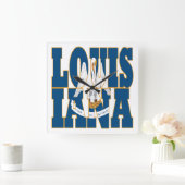 Luidtekst Louisiana Vierkante Klok (Huis)