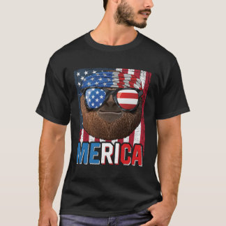 luie amerika 4 juli luie amerikaanse dier patr t-shirt