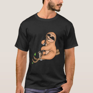 luie bas klarinet speler muziek big band bas cla t-shirt