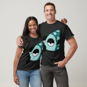 LUIE BLAUWE VIS T-SHIRT (Unisex)