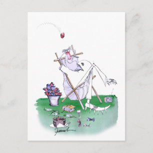 luie botten - cricket, tony fernandes briefkaart