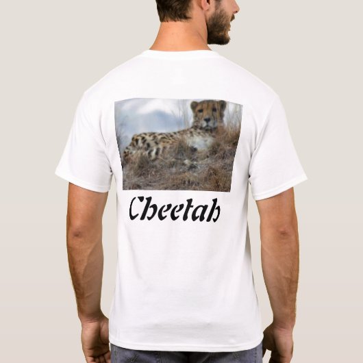luie cheeta, Cheetah T-shirt (Achterkant)