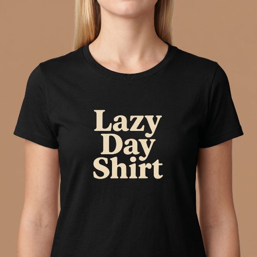 Luie Dag T-shirt Comfortabel