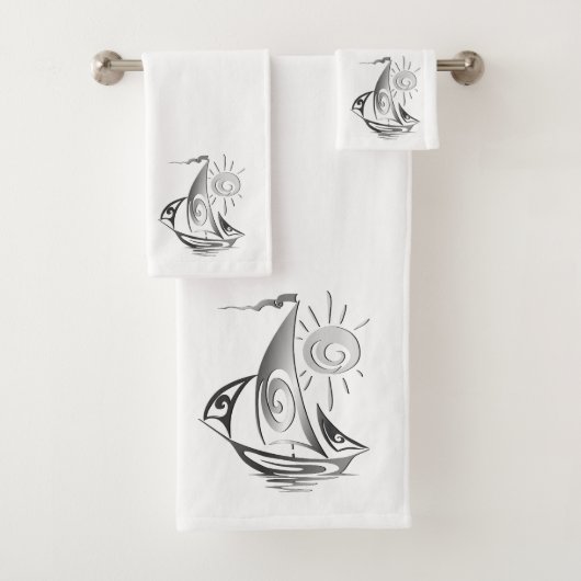 Luie dag zeilen bad handdoek (Insitu)