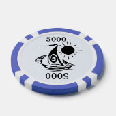 Luie Dag Zeilen Poker Chips (Enkel)