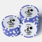 Luie Dag Zeilen Poker Chips (Opstapeling)