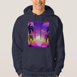 luie dag zonsondergang hoodie