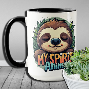 Luie Dagen Luiaard Liefhebber Cadeau Mijn Spiritue Mok