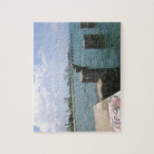 Luie dagen op de steiger legpuzzel (Verticaal)