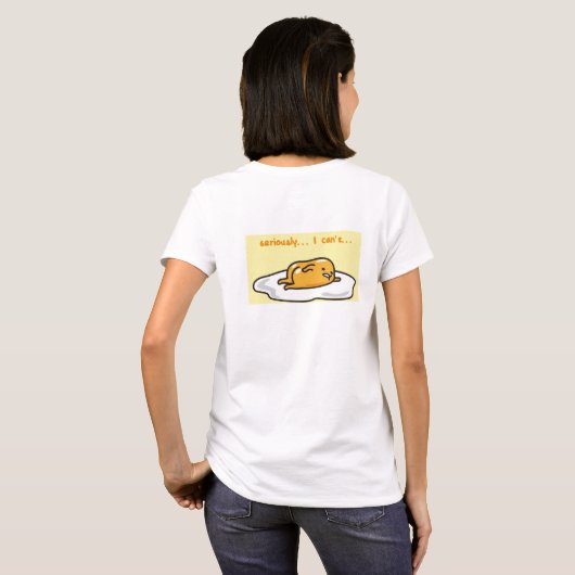luie eiergudetama t-shirt (Achterkant volledig)