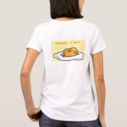 luie eiergudetama t-shirt (Achterkant)